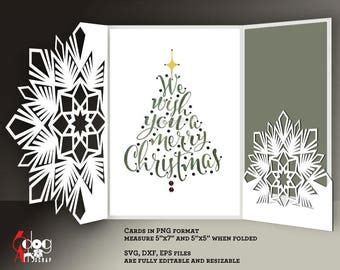 Free Christmas Card Svg Files For Cricut Svg Cut File