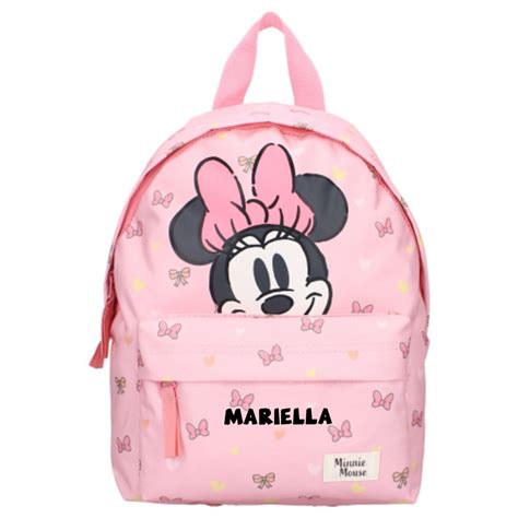 Kinderrucksack Minnie Mouse Mit Namen Personalisiert 23 99