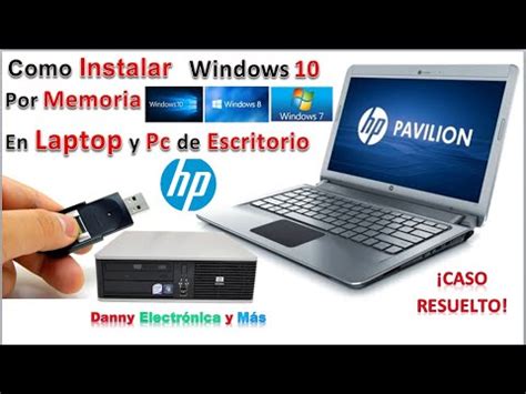 Como Instalar Windows 10 Por Memoria USB En Laptop Y PC De Escritorio