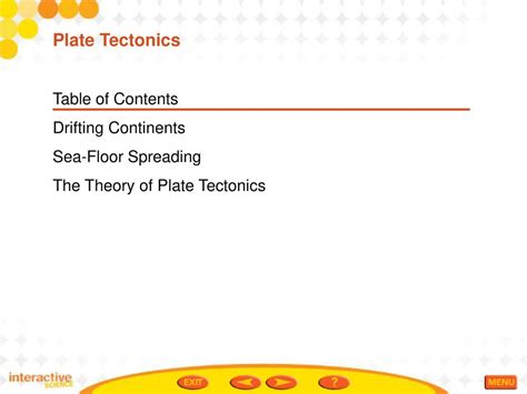 Plate Tectonics Table Of Contents Drifting Continents Ppt Download