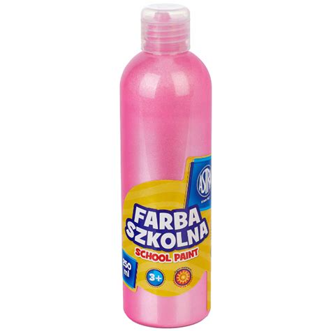 FARBA SZKOLNA PLAKATOWA PERŁOWA RÓŻOWA 250ML ASTRA 13575571044 Allegro pl