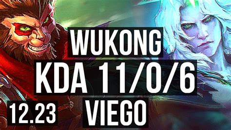 WUKONG Vs VIEGO JNG 11 0 6 70 Winrate Legendary EUW Master