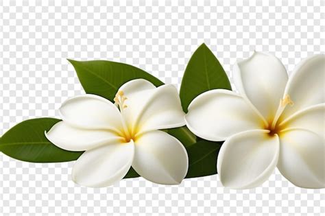 Frangipani Or Plumeria Flower Png Isolated On Transparent Background