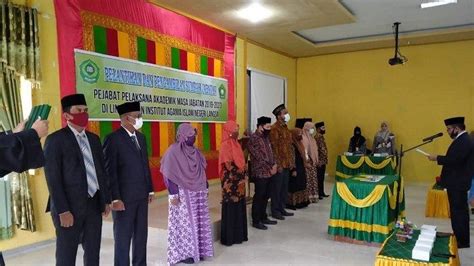 Rektor Iain Langsa Lantik Pejabat Pelaksana Akademik Ingatkan Hal