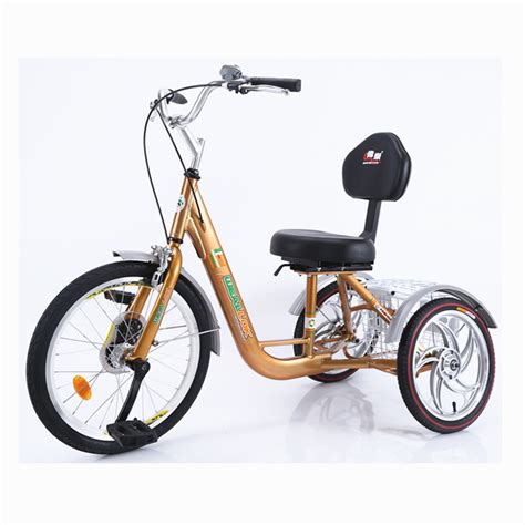 Weile Elderly Leisure Tricycle Elderly Adult Walking Human Foot Pedal Single Double Tricycle