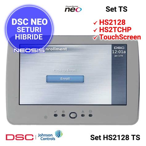 Centrala Neo Hs Si Touchscreen Hs Tchp Neosis Ro