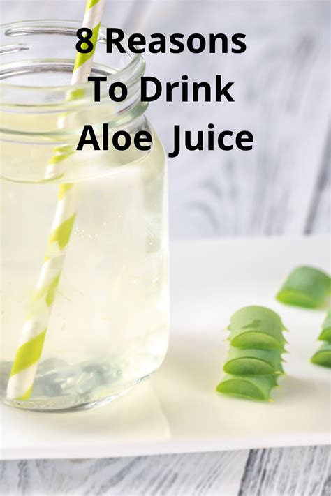 8 Reasons To Drink Aloe Juice Artofit