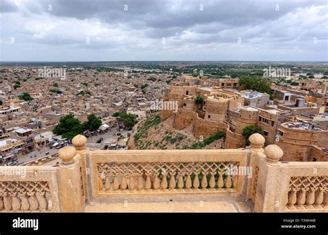 Jaisalmer Fort View From Patwon Ki Haveli Jaisalmer Rajasthan India