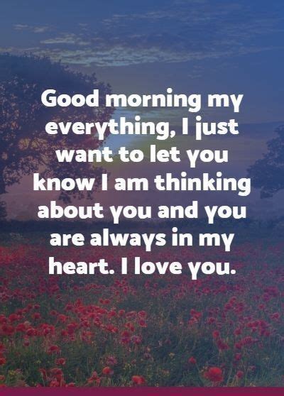 Sweet Good Morning Messages For Your Loved One