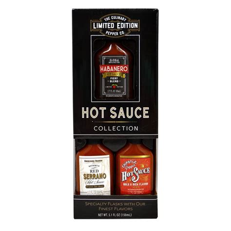 The Culinary Pepper Co Limited Edition Hot Sauce Gift Set 1 7 Fl Oz Delivery Or Pickup Near