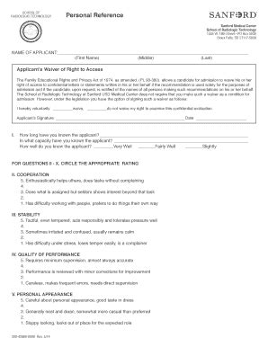 Fillable Online Sanfordhealth Reference Form Sanford Health