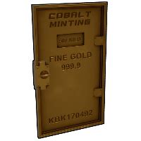 Minted Gold Garage Door - Rust Skin