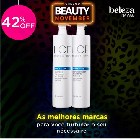 Kit Lof Professional Nutritive Beleza Na Web Shampoo E