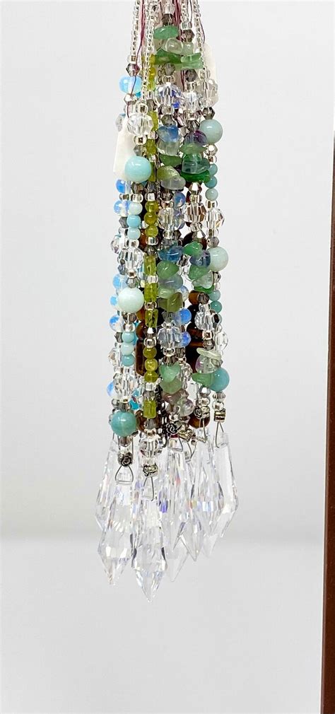 2022 Asfour Crystal Prism Gemstones Sun Catcher E Rear View Etsy