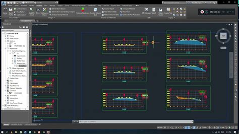 Civil 3d Cross Section Area Table And Volume Report Youtube