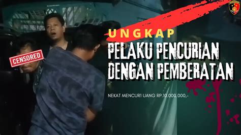 NEKAT MENCUR1 UANG 10 JUTA P3LAKU TAK BERKUTIK SAAT DI R1NGKUS TIM