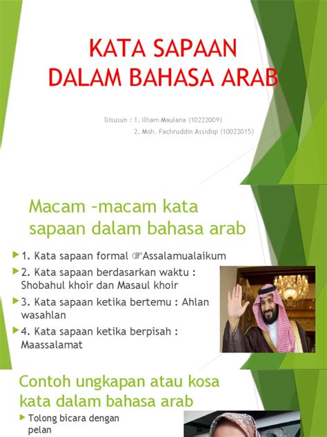 Kata Sapaan Dalam Bahasa Arab Pdf