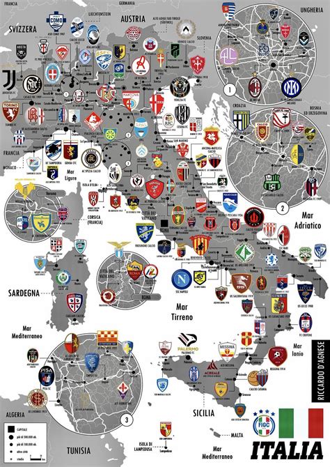 Calcio Crest Map By Riccardo Dagnese Forza27