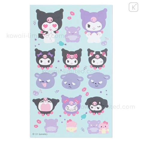 Japan Sanrio Volume Sticker Set Kuromi Kawaii Limited