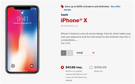 Verizon iPhone Promotion: Get Up to $300 Off The iPhone X