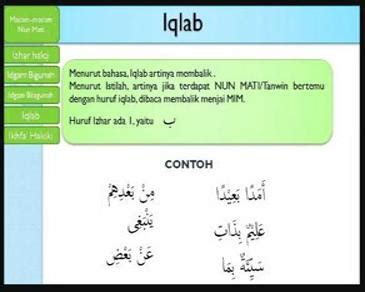 Contoh Huruf Iqlab Koleksi Gambar