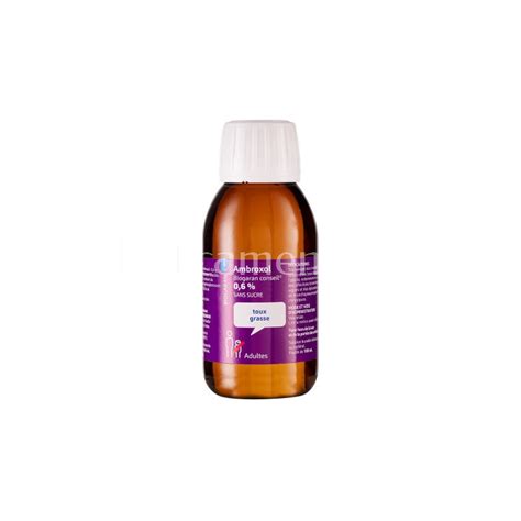 Ambroxol Sans Sucre 06 Biogaran Conseil Toux Grasse Sirop Expectorant