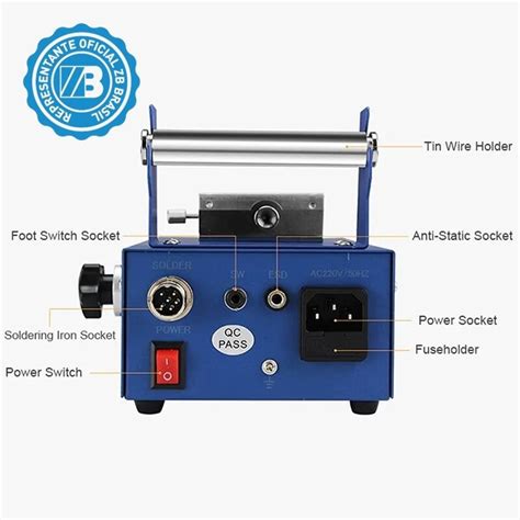 Estação de Solda Automática ASS 385C Representante Oficial ZB Brasil