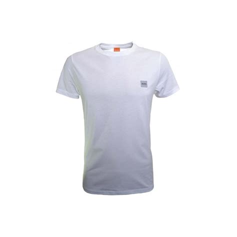 Hugo Boss Orange Mens White T Shirt