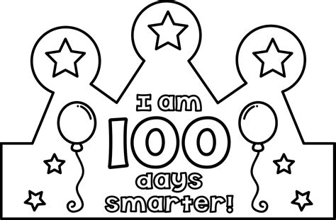 100 Day Hats Printable