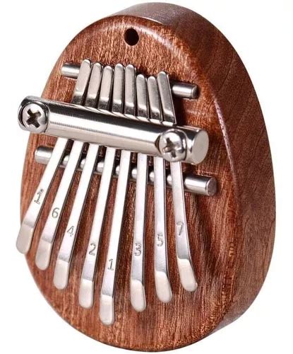 Kalimba Mini Portátil Pulgar Piano Percusión 8 Teclas Meses sin interés