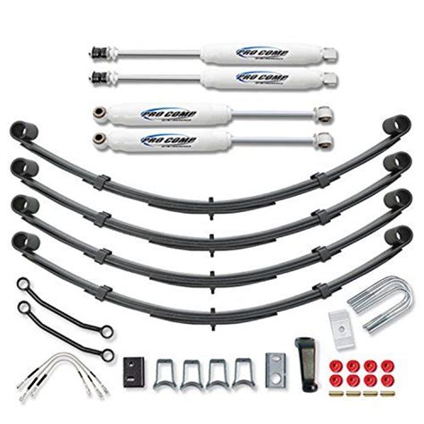 Pro Comp 4 Inch Jeep Wrangler Yj Lift Kit With Spring And Es3000 Shocks