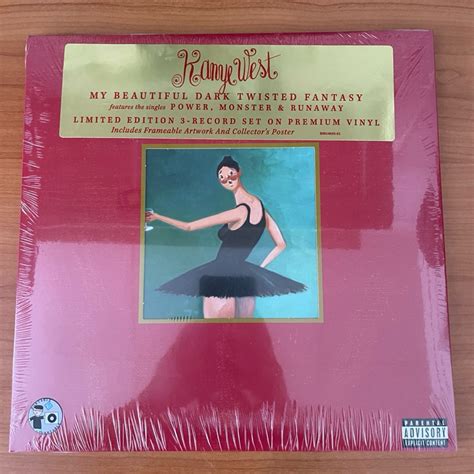 แผ่นเสียง Kanye West My Beautiful Dark Twisted Fantasy 3 X Vinyl Lp