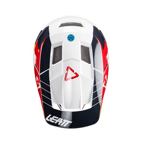 Leatt Helmet Mtb Gravity White Red Fullface Helmets Bmo Bike