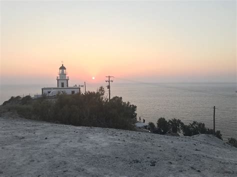 Santorini Deniz Feneri Yunanistan Pixabay De Cretsiz Foto Raf Pixabay