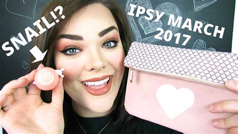 IPSY UNBAGGING MARCH 2017 Review Swatches YouTube