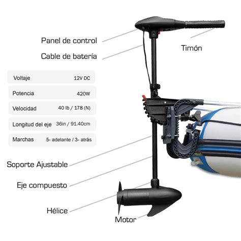 Buy Intex Watersport S 12V Transom Mount Trolling Outboard Motor Black