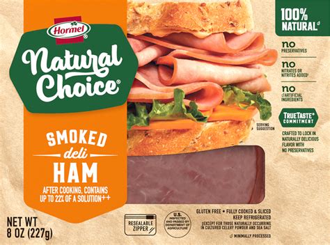 Smoked Deli Ham Hormel Natural Choice Meats