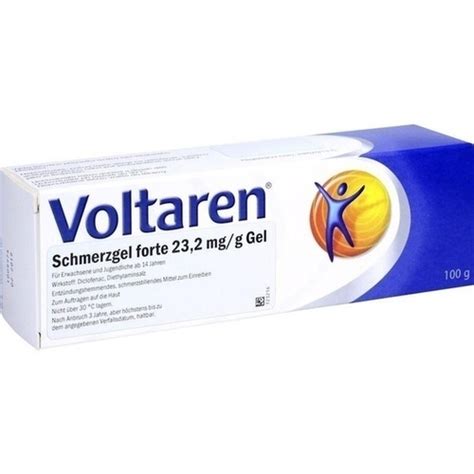 Voltaren Schmerzgel Forte Mg G G Pzn Besamex De