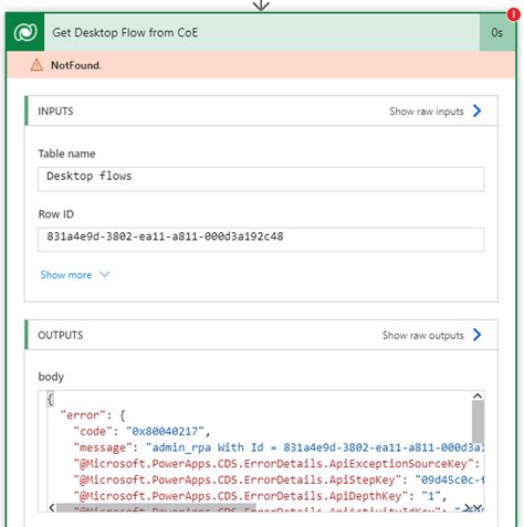 Coe Starter Kit Bug Admin Sync Template V Desktop Flows Failed