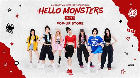 Babymonster St World Tourhello Monsters In Japan Pop Up Store