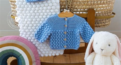 Free Crochet Bobble Stitch Cardigan Patterns All Easy Red Agape Blog