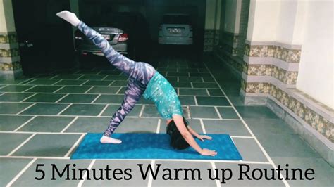 5 Minutes Warm Up Routine Before Any Workout Follow Along Youtube