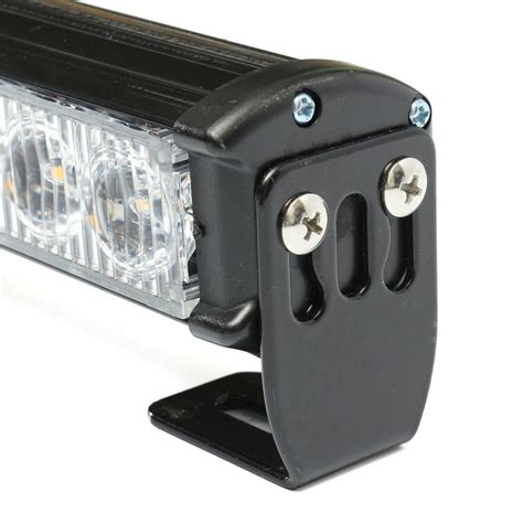 27 Inch 24W LED Emergency Flashing Light Bar Traffic Flash Strobe Lamp