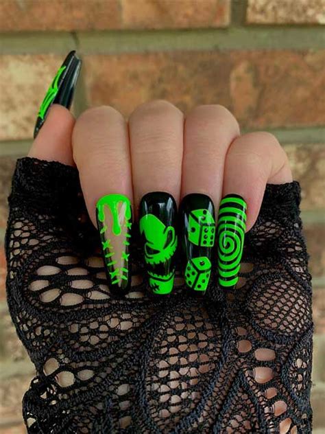 The Best Oogie Boogie Man Nails To Try In Halloween 2023