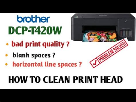 How To Clean Print Head All Colour Cleaning Brother Dcp Tw