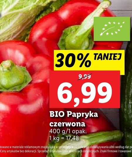 Papryka 30 TANIEJ Promocja Lidl Ding Pl