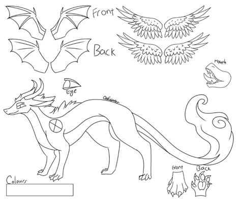 Dragon Reference Sheet F2u By Catofwinter On Deviantart Dragon