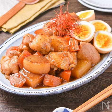 ご飯がすすむ♪こってり煮物【大根と鶏肉の中華風旨煮】 レシピサイトnadia