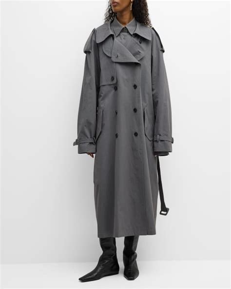 THE ROW Badva Long Belted Trench Coat Neiman Marcus