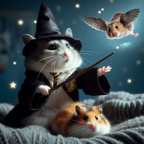 Hamster Harry Potter Casting Wingardium Leviosa By Travionm On Deviantart